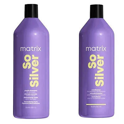 Matrix Total Results So Silver Shampoo & Conditioner 1000ml • £60.15