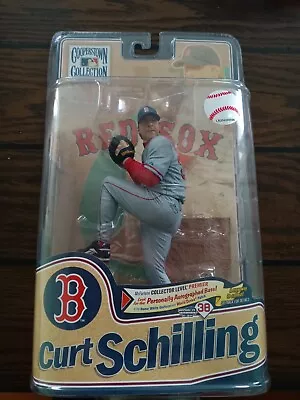Curt Schilling Mcfarlane Figure Cooperstown Series 8 Boston Red Sox • $15