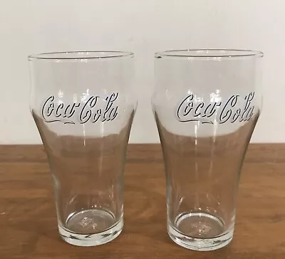 2 Crown Coca Cola Glasses - 400ml • $20