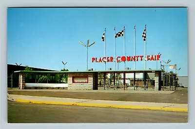 Roseville CA Placer County Fairgrounds California Vintage Postcard • £7.59