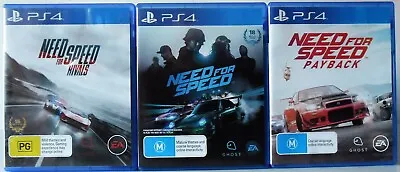 Need For Speed Rivals Need For Speed And Need For Speed Payback Bundle PS4 • $64.95