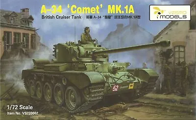 £18 • Buy Vespid 1/72 British A-34 Comet Mk 1A Cruiser Tank