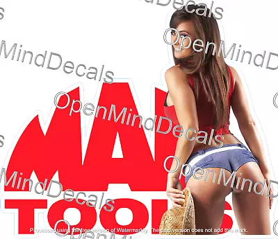 Mac Tools Sticker Decal Sexy Girl Mechanic Toolbox Sign Chest Usa • $4.95