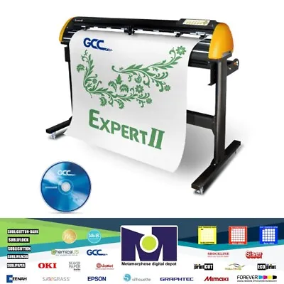 GCC Expert II-52 Vinyl Cutter For Sign And HTV 52” **FREE SHIPPING** • $1397.99