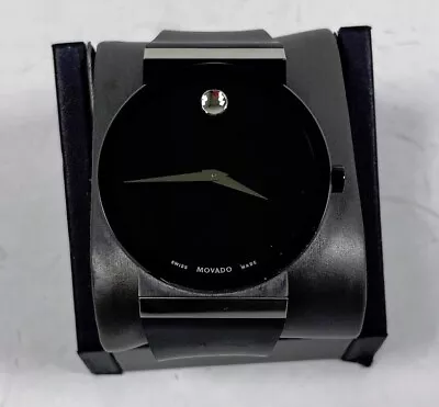 Movado Sapphire Synergy Rubber Band Mens Watch 11.1.36.1047.1 (SPG059176) • $449.95