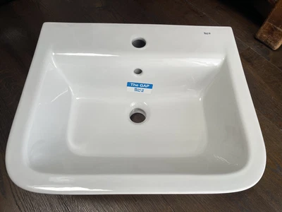 £40 • Buy Roca The Gap Contemporary White Basin 500mm X 420mm Single Tap Hole