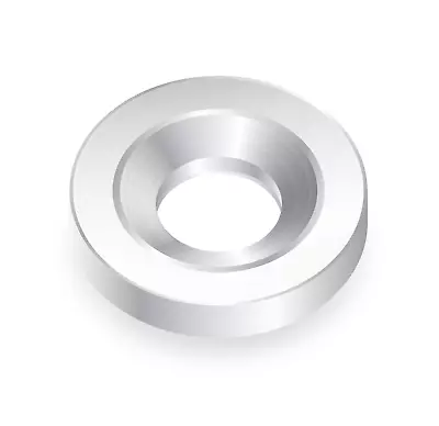 1/2 Inch Countersunk Steel Disc Blank Metal Strike Plates/Washers (100 Pack) • $16.99