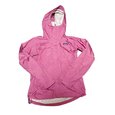$36.99 • Buy PATAGONIA WOMEN'S TORRENTSHELL HOODED RAIN JACKET H2No Pink Size Small Sz S