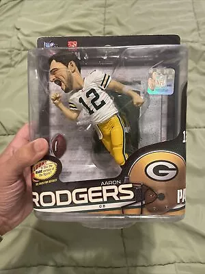 NFL Aaron Rodgers #12 Green Bay Packers BIG HEAD White 1295/3000 MCFARLANE 34 • $21.19