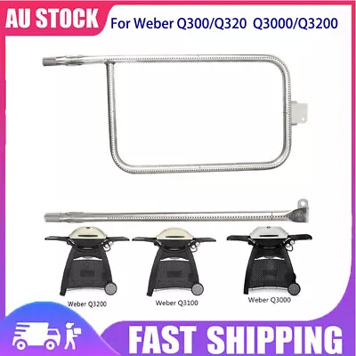 For Weber Q3000/Q3200 Q300/Q320   Gas Grill New Stainless Steel Burner Tube • $39.46