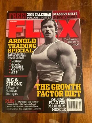 £8.06 • Buy FLEX Bodybuilding Muscle Magazine ARNOLD SCHWARZENEGGER 2-07