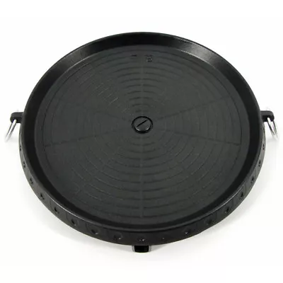 Korean BBQ Plate Grill Pan Hotpot Non Stick Stone Marble Coated Round • $39.90