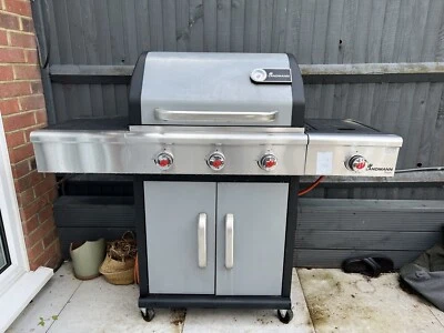 £120 • Buy LANDMANN Triton MaxX 4.1 - 4 Burner Gas BBQ - Built-In Warming Rack