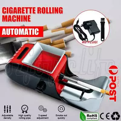 Cigarette Machine Automatic Rolling Tobacco Electric Roller Injector Tube 8mm OZ • $20.55