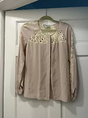 Madison Marcus Lavander Silk Top • $23