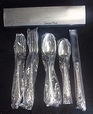 MIKASA SWEET PEA Stainless Flatware Piece Setting MADE IN JAPAN  • $189.95