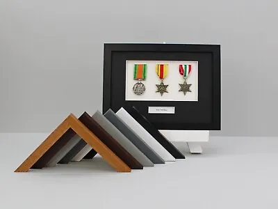 Personalised Military Medal Display Frame For Three Medals. A4. (114a) • £31