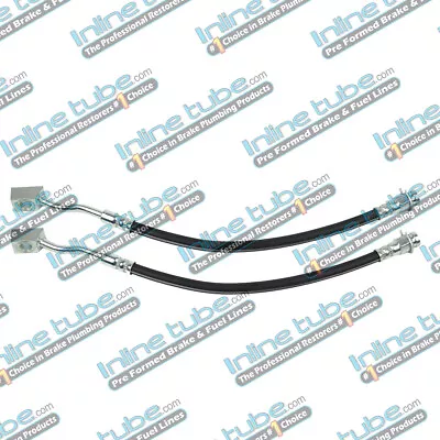 Mopar A-Body Duster Front Disc Brake Wheel Rubber Flex Hose Line H755 Set Pair • $47.75