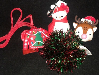 £66.70 • Buy BATH & BODY WORKS CHRISTMAS 2021 Reindeer Sweater Snowman POCKET *BAC HOLDER 
