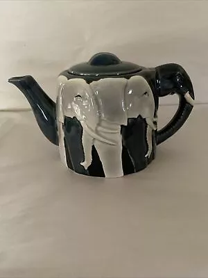 Unique Elephant Tea Pot Tom Taylor Hand Painted Otagri Japan • $24