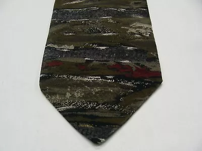 Croft & Barrow - Camouflage - Vintage Made In Usa - 100% Italian Silk Neck Tie! • $15.99