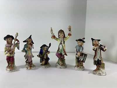 Set Of 6 Monkey Band Porcelain Figurines • $1200