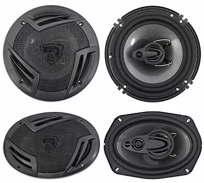 Rockville Front+Rear Speaker Replacement For 2003-2004 INFINITI G35 Coupe • $79.95