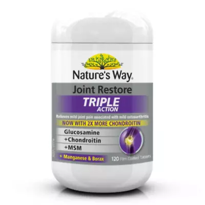 Nature's Way Joint Restore Glucosamine + Chondroitin + Msm Tabs 120 • $51.74