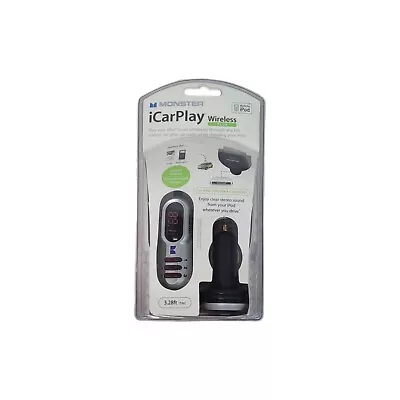 Monster ICarPlay Wireless Plus IPod Car FM Transmitter & IPod Charger Digital  • $15