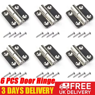 6pcs Lift Off Hinge Butt Door Hinges Right Handed Small Flag Hinges 37mm Long • £8.89