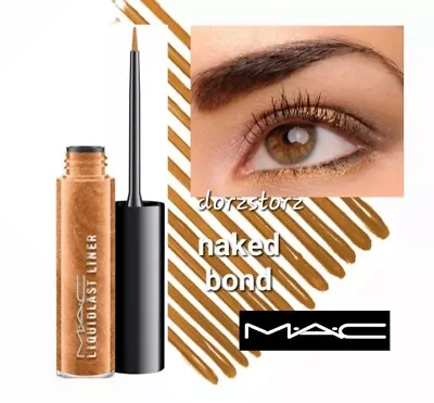 $24.50 • Buy MAC Liquidlast 24 Hour Waterproof Liner *NAKED BOND* / .08 Oz / New In Box