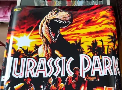 Jurassic Park Translite Data East Pinball Back Box  • $155