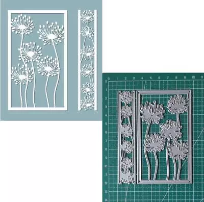 Metal Cutting Dies Dandelion Flowers Lace Scrapbooking Mould Embossing Stencils • $4.11