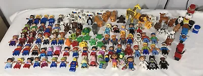 LEGO Duplo Huge Lot People Animals Accessories Motorcycles 117 Pieces • $100