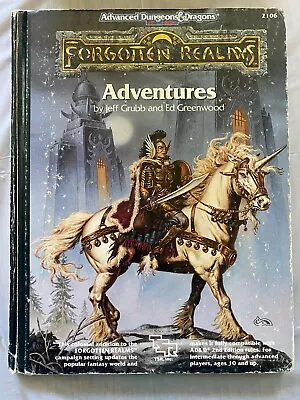 Forgotten Realms Adventures Hardcover {Advanced Dungeons & Dragons) • $35