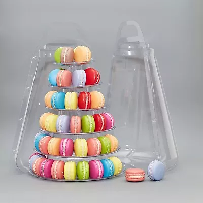 6 Tiers Macaron Tower Holder Display Rack Chocolate Cupcake Stand Wedding Party • $8.69