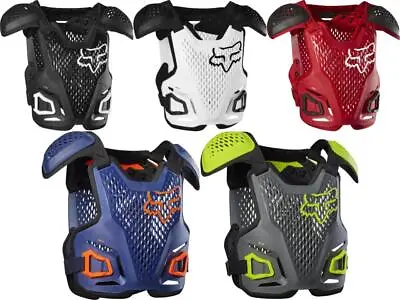 Fox MX R3 Chest Roost Protector Black White Red Adult Guard/Deflector MX ATV '23 • $99.95