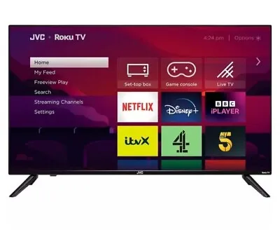 JVC LT-40CR330 Roku TV 40  Smart Full HD HDR LED TV • £181.53