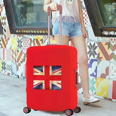 Union Jack Travel Luggage Cover Elastic Suitcase Trolley Protector Cover Luggage • £9.99