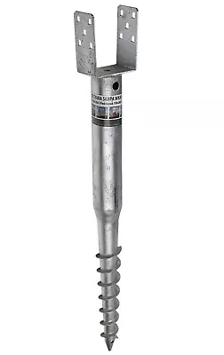 £20.29 • Buy Galvanised Screw In Fence Post Spike Holder Support Base With Square Bracket