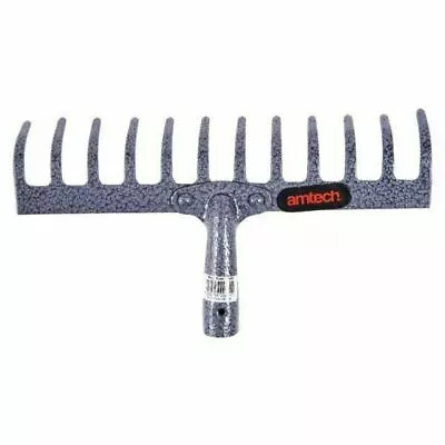 Garden Rake Head 12 Tooth - Strong Forged Carbon Steel • £6.99