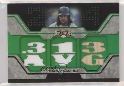 2008 Topps Triple Threads Relics Emerald /18 Manny Ramirez #TTR-112 • $28.99