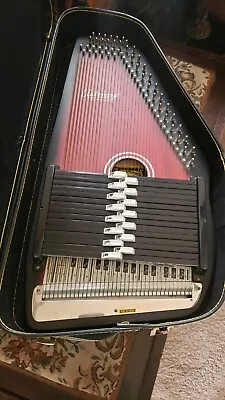 Vintage Oscar Schmidt 36 String Auto Harp OS-15B W/ Case • $128