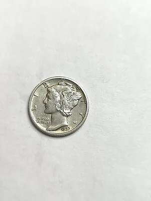 1937 D - Mercury Dime - 28 E • $7.38