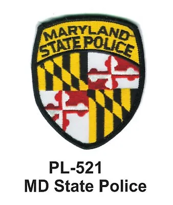 Md State Police Embroidered Patches 3  • $8.99