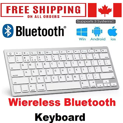 Mini Portable Bluetooth Wireless Keyboard For Mac Computers For IPhone Tablet • $4.35