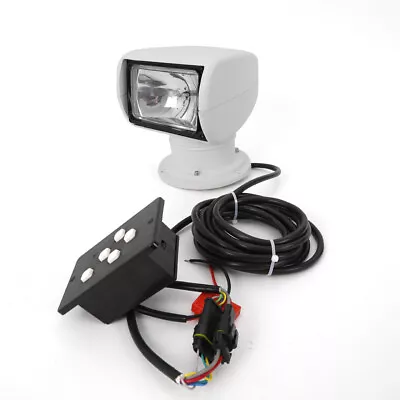 $104.04 • Buy 12V Marine Spotlight 360° Remote Control Truck Car Boat Search Light 100W3 Year