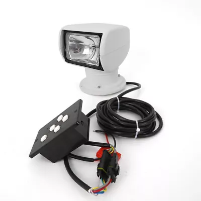 Marine Searchlight & Remote Control Boat Spot Light Boat Search Light 100W 12V • $85