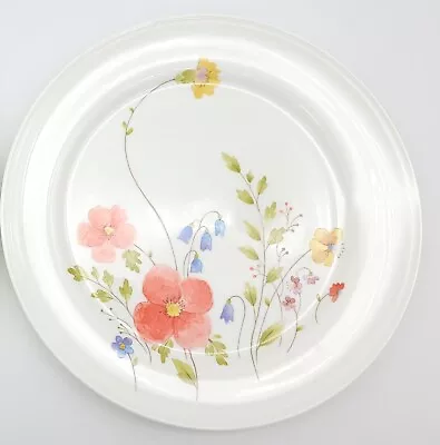 ONE Mikasa  Just Flowers  Bone China 10 5/8  Floral Dinner Plate • $14.99