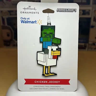 Chicken Jockey Hallmark Metal Christmas Tree Ornament ~ Minecraft • $3.99